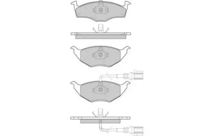 Комплект тормозных колодок E.T.F. 12-1032