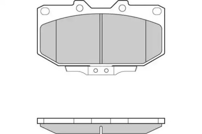 Комплект тормозных колодок E.T.F. 12-1037