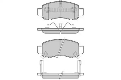 Комплект тормозных колодок E.T.F. 12-1041