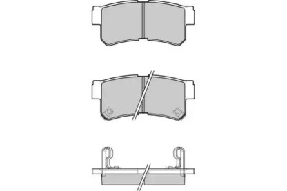 Комплект тормозных колодок E.T.F. 12-1043
