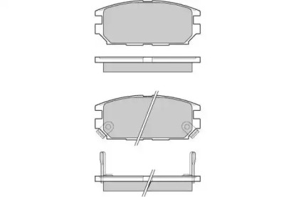 Комплект тормозных колодок E.T.F. 12-1046