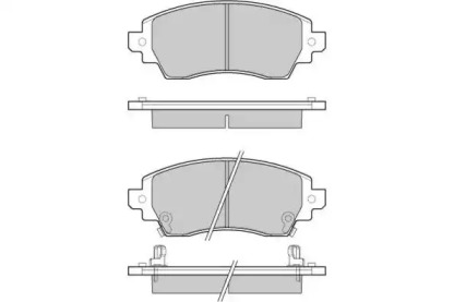 Комплект тормозных колодок E.T.F. 12-1053