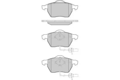 Комплект тормозных колодок E.T.F. 12-1071
