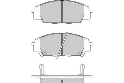 Комплект тормозных колодок E.T.F. 12-1077