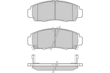 Комплект тормозных колодок E.T.F. 12-1083
