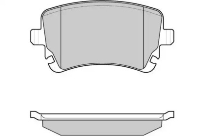Комплект тормозных колодок E.T.F. 12-1086