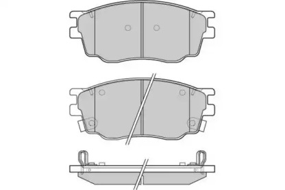 Комплект тормозных колодок E.T.F. 12-1092