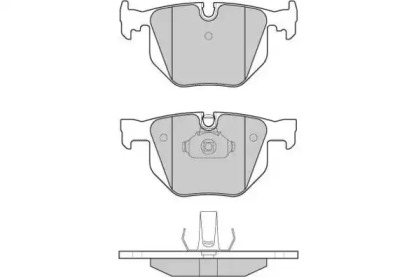 Комплект тормозных колодок E.T.F. 12-1102