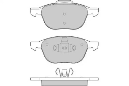 Комплект тормозных колодок E.T.F. 12-1133