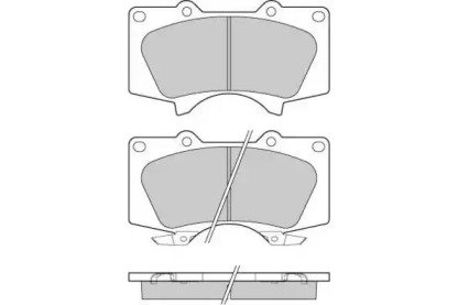 Комплект тормозных колодок E.T.F. 12-1139