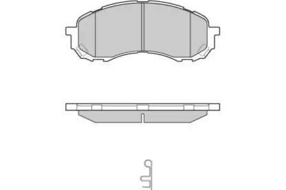 Комплект тормозных колодок E.T.F. 12-1141