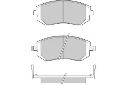 Комплект тормозных колодок E.T.F. 12-1158