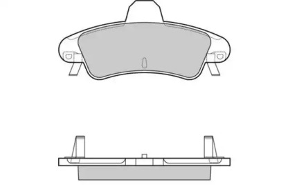 Комплект тормозных колодок E.T.F. 12-1188