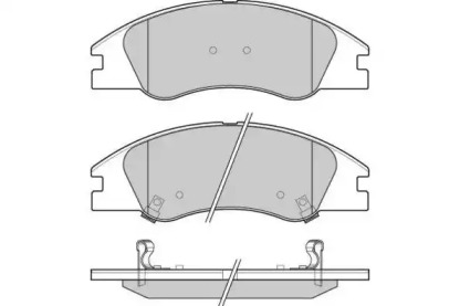 Комплект тормозных колодок E.T.F. 12-1200