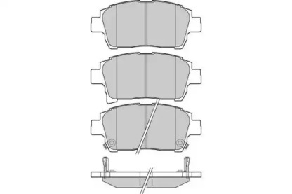 Комплект тормозных колодок E.T.F. 12-1201
