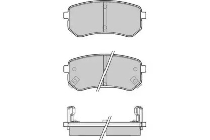 Комплект тормозных колодок E.T.F. 12-1212