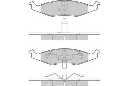 Комплект тормозных колодок E.T.F. 12-1215