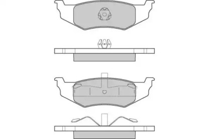 Комплект тормозных колодок E.T.F. 12-1216