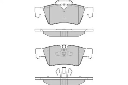 Комплект тормозных колодок E.T.F. 12-1280