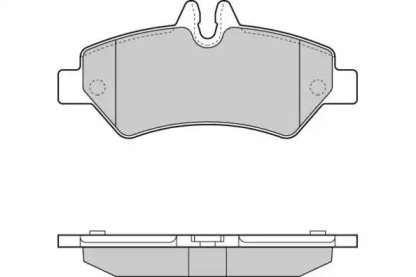 Комплект тормозных колодок E.T.F. 12-1293