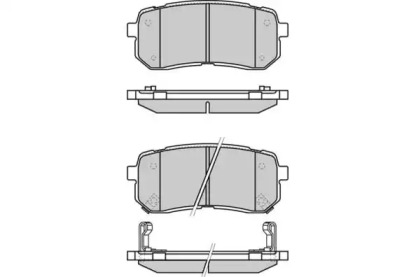 Комплект тормозных колодок E.T.F. 12-1337