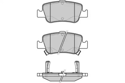Комплект тормозных колодок E.T.F. 12-1341