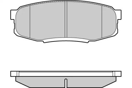 Комплект тормозных колодок E.T.F. 12-1382