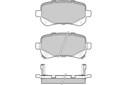 Комплект тормозных колодок E.T.F. 12-1397