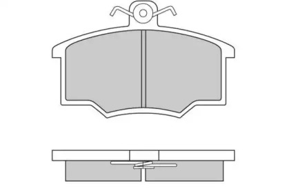 Комплект тормозных колодок E.T.F. 12-0143