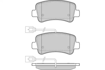 Комплект тормозных колодок E.T.F. 12-1441