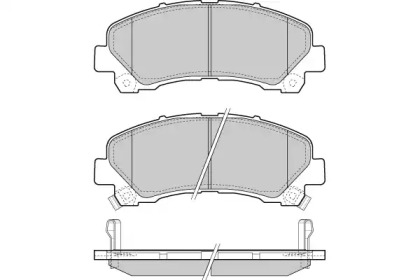 Комплект тормозных колодок E.T.F. 12-1442