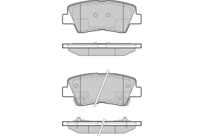 Комплект тормозных колодок E.T.F. 12-1471