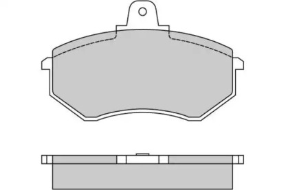 Комплект тормозных колодок E.T.F. 12-0186