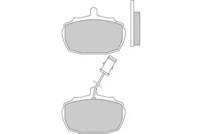 Комплект тормозных колодок E.T.F. 12-0206