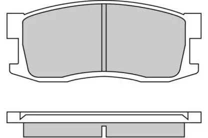 Комплект тормозных колодок E.T.F. 12-0244