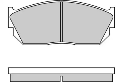 Комплект тормозных колодок E.T.F. 12-0245