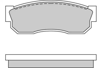 Комплект тормозных колодок E.T.F. 12-0246