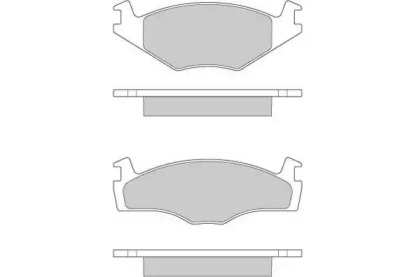 Комплект тормозных колодок E.T.F. 12-0261
