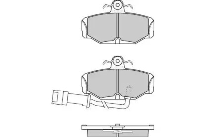 Комплект тормозных колодок E.T.F. 12-0284