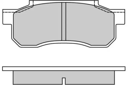 Комплект тормозных колодок E.T.F. 12-0292
