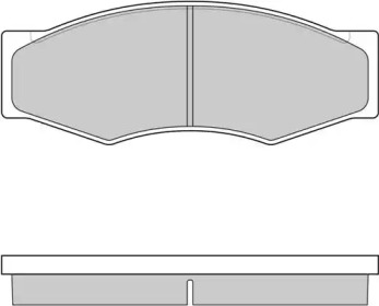 Комплект тормозных колодок E.T.F. 12-0302