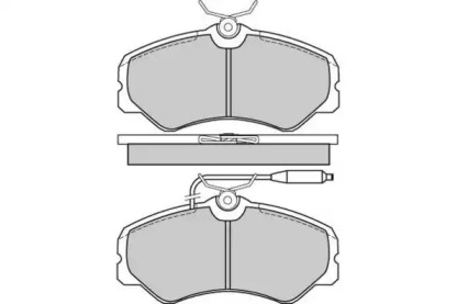 Комплект тормозных колодок E.T.F. 12-0337