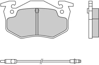 Комплект тормозных колодок E.T.F. 12-0338