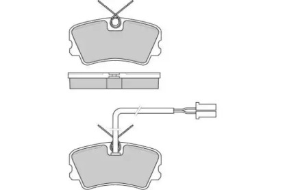 Комплект тормозных колодок E.T.F. 12-0342