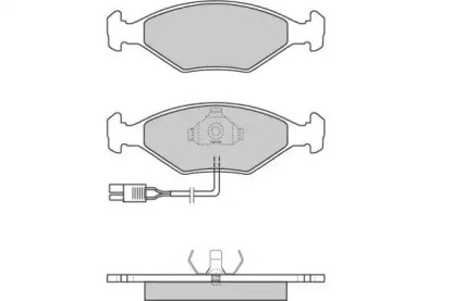 Комплект тормозных колодок E.T.F. 12-0343