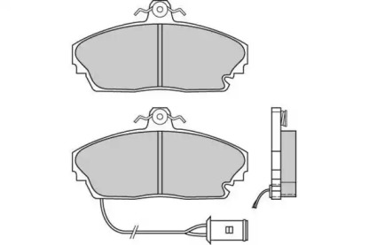 Комплект тормозных колодок E.T.F. 12-0393