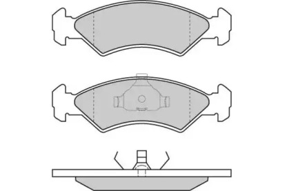 Комплект тормозных колодок E.T.F. 12-0427