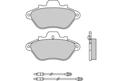 Комплект тормозных колодок E.T.F. 12-0430