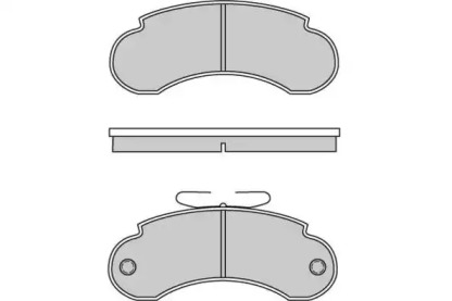 Комплект тормозных колодок E.T.F. 12-0490