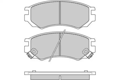 Комплект тормозных колодок E.T.F. 12-0512